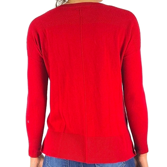 Eddie Bauer Long Sleeve Sweater Size X Small Red - Picture 3 of 5